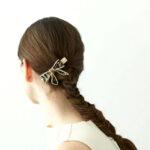 Alexandre de Paris - Haarspange Tenderly 8cm beige AA8-12689-03X (5)