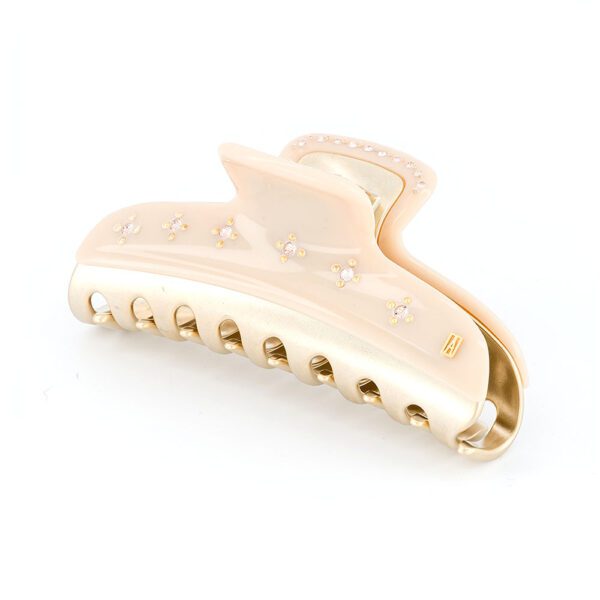 Alexandre de Paris Pince Vendôme SOLEIL LEVANT 10,5cm “Strassblumen” ICCL 12832 18OI 3