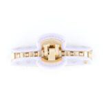 Alexandre de Paris Pince Vendôme SOLEIL LEVANT 10,5cm “Strassblumen” ICCL 12832 18OL 3