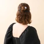 Alexandre de Paris Pince Vendôme SOLEIL LEVANT 3cm “Strassblumen” ICCB 12831 42 OL 1