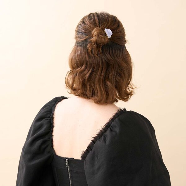 Alexandre de Paris Pince Vendôme SOLEIL LEVANT 3cm “Strassblumen” ICCB 12831 42 OL 1