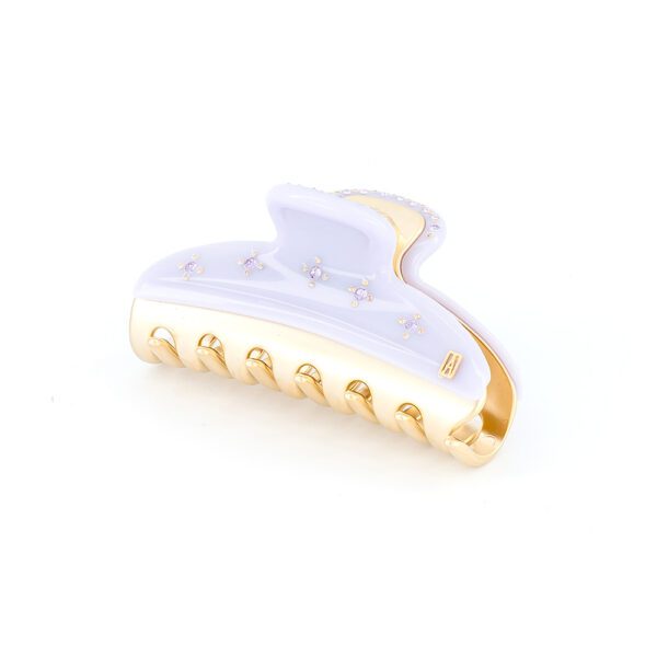 Alexandre de Paris Pince Vendôme SOLEIL LEVANT 7,5cm “Strassblumen” ICCM 15571 69OL 3