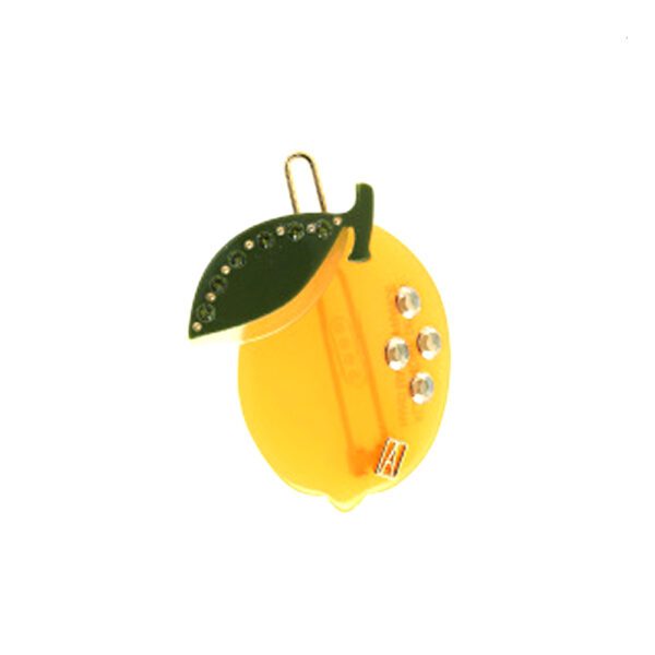 Alexandre de Paris – Druckspange ACIDULÉ Orange 4,5cm atb 18733 04 O