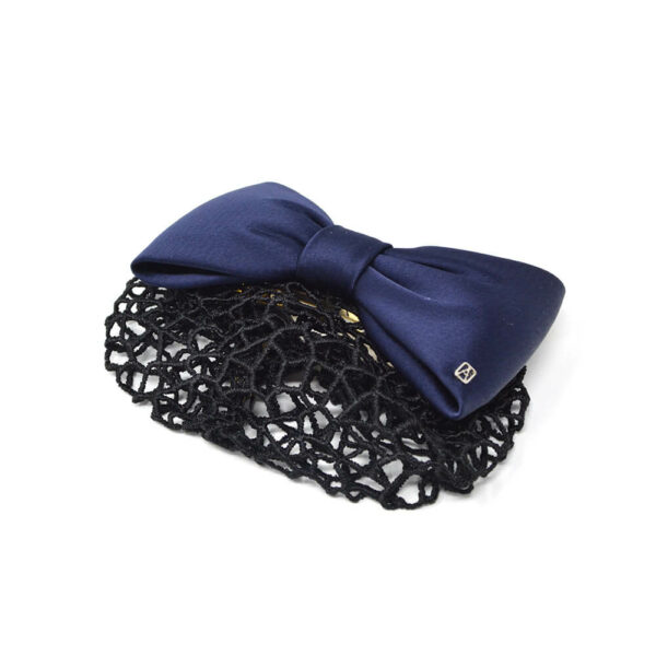 Alexandre de Paris – Haarspange mit Netz “Suzanne” mit Masche Marine TCHG-12610 M (3)