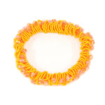 Haargummi Baumwolle klein mit Kristallen Gelb R-TPY-7129 J