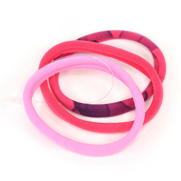 Haargummi Large 3er-Pack Rosa T161-S Q