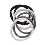 Haargummi Standardgröße 6er-Pack Schwarz TM161-S N