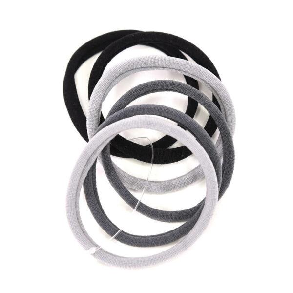 Haargummi Standardgröße 6er-Pack Schwarz TM161-S N