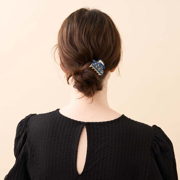 Alexandre de Paris - Haarklammer "Pince Vendôme DÉFILÉ" - Strass 4,5 cm ICC45-14339-04A23-OM