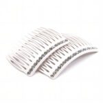 Jolie Chouchou Steckkamm mit Strass weiß