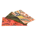 Stirnband aus Mikrofaser Blumenmuster T161-1333