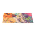 Stirnband aus Mikrofaser Naturmuster 2 Orange T615-1229(2)