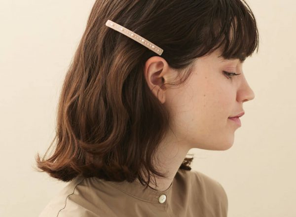 Alexandre de Paris - Haarspange PLUIE DE PERLES 7 cm rosa AA7-17858-03Q