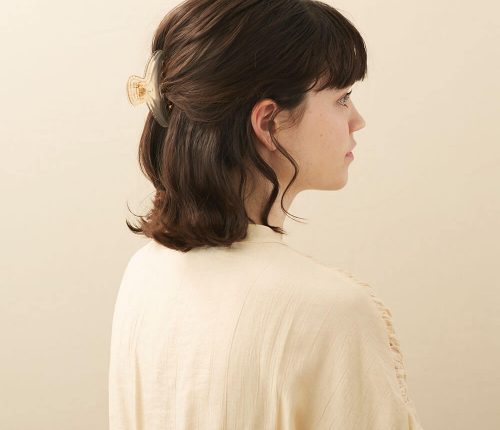 Alexandre de Paris - Haarklammer MIEL & AMBRE 8,5 cm durchsichtig ACCM-17939-02I