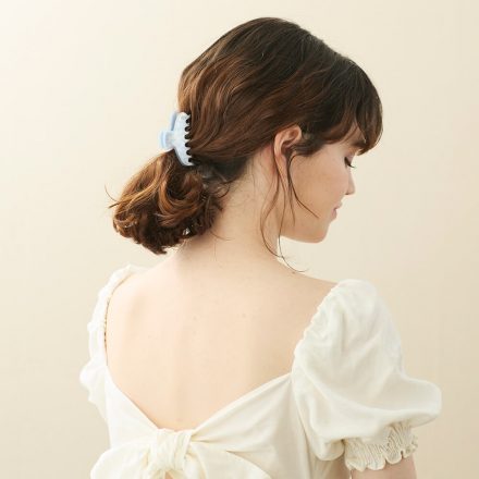 Alexandre de Paris - Haarklammer MON BEAU JARDIN 6 cm blau ACCS-16161-02P22C