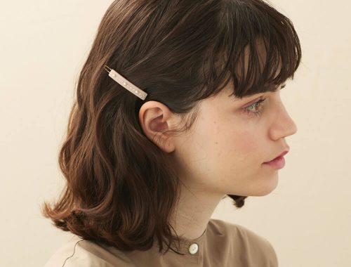 Alexandre de Paris - Druckspange PLUIE DE PERLES 5 cm rosa ATB-17858-04Q