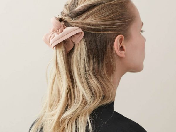 Alexandre de Paris - Chouchou Satin Diva Emma 13cm TCH-20295-GM