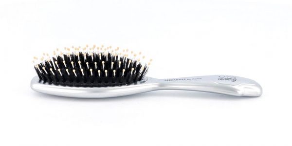 Alexandre de Paris Haarbürste mit Noppen 18cm - silber