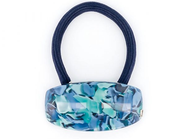 Alexandre de Paris – Haargummi “Grand Large” Alexandre de Paris - Haargummi Grand Large 5 cm marine APY-17497-04M1