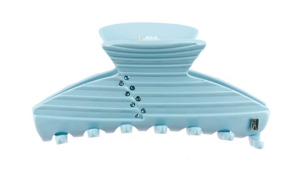Alexandre de Paris Haarklammer Amiral Hellblau ACCM-17289-02C