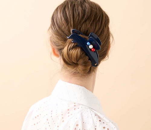 Alexandre de Paris Haarklammer HOURRA! 11,5 cm marine ACCL 18253 02M 2