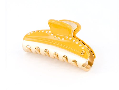 Alexandre de Paris Haarklammer “Pince Vendôme Disco mit 1 Reihe Strass” 7,5cm ICCM 15571 03A23J 3