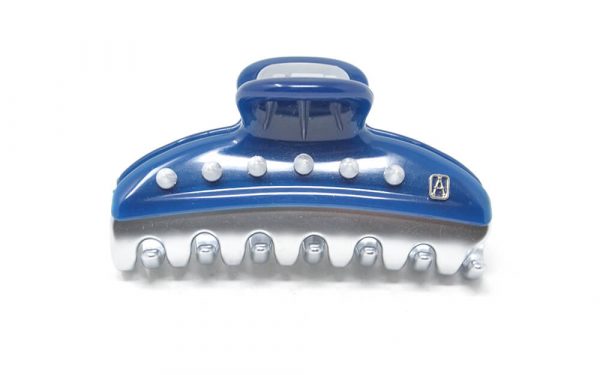 Alexandre de Paris - Haarklammer Pince Vendôme Rock 7,5cm marine ICCM-15571-30 OM (3)