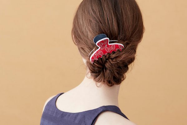 Alexandre de Paris - Haarklammer Saloon Marine ACCM-14278-03P19 R (3)