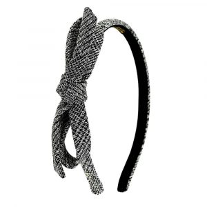 Alexandre de Paris – Haarreifen “Cardigan” 1cm Alexandre de Paris - Haarreif CARDIGAN 1 cm silber THB10-11T-A21A