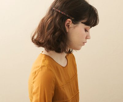 Alexandre de Paris - Haarspange ÉCLECTIC 10 cm mahagoni AA10-17941-04B_model