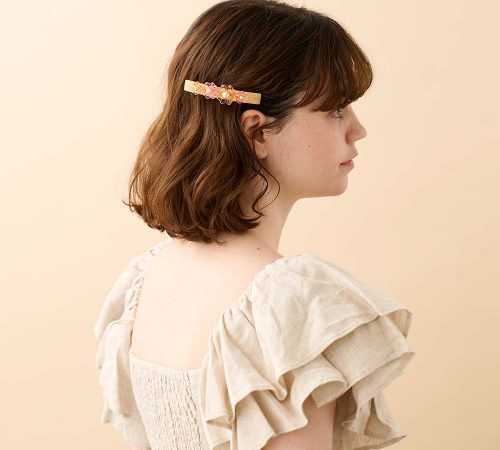 Alexandre de Paris Haarspange EDEN 6 cm orange AA6 18269 03 O