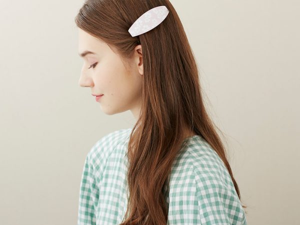 Alexandre de Paris - Haarspange Floraison 8 cm rosa AA8-17499-03-Q