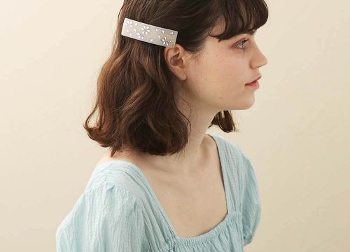 Alexandre de Paris - Haarspange GIVRÉ 8 cm nude AA8-17926-03G