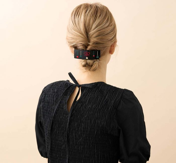 Alexandre de Paris Haarspange “LUMIÈRES DE NOËL” 8cm AA8 18647 04 N