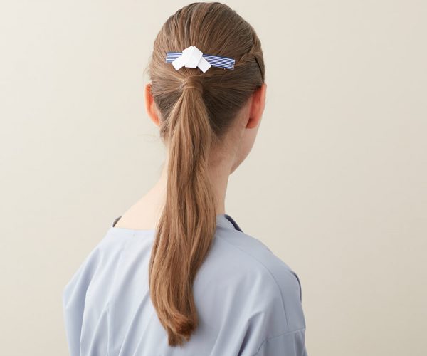 Alexandre de Paris - Haarspange Noeud Tribord 8 cm marine AA8-17316-02-M