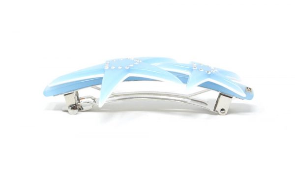 Alexandre de Paris - Haarspange Péttilante 8 cm hellblau AA8-17050-04 C (3)