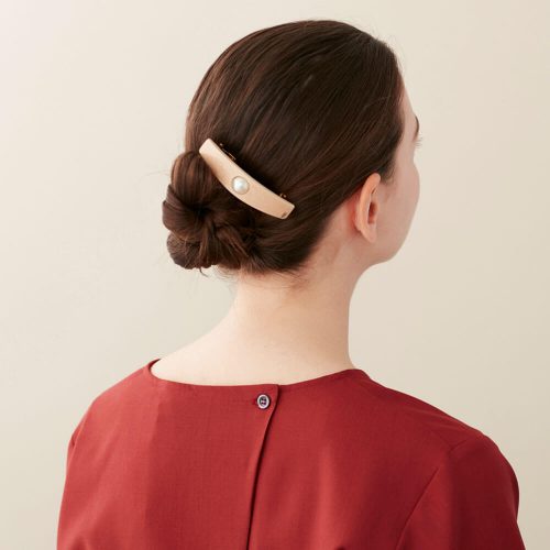 Alexandre de Paris - Haarspange RESURGENCE 8 cm rosa beige AA8-17439-02S_2