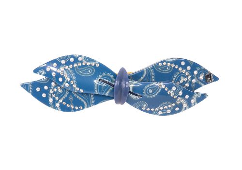 Alexandre de Paris - Haarspange SALOON 8 cm blau AA8-17175-02 M