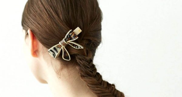 Alexandre de Paris - Haarspange Tenderly 8cm beige AA8-12689-03X (5)