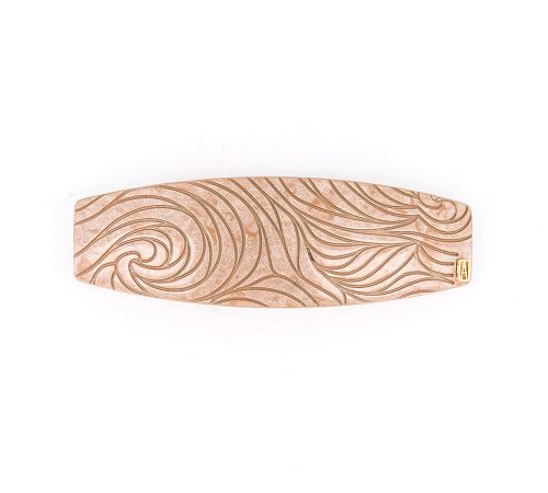 Alexandre de Paris - Haarspange VENT DU DÉSERT 8 cm braun AA8-17775-03H