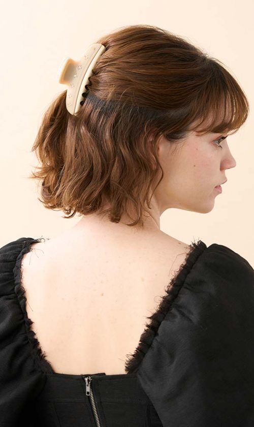 Alexandre de Paris Pince Vendôme SOLEIL LEVANT 10,5cm “Strassblumen” ICCL 12832 18 OI 1