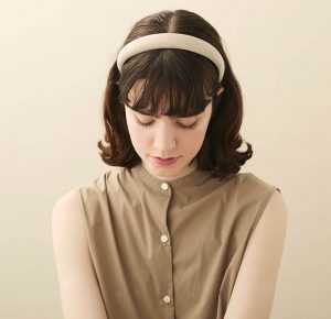 Alexandre de Paris - Haarreif TEMPS SUSPENDU 2,5 cm beige THB25-1T-A22S1